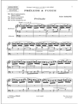 Prélude et Fugue N°1 - Elsa Barraine - Partition - Orgue